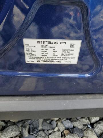 2024 TESLA MODEL X 7SAXCDE53RF436019