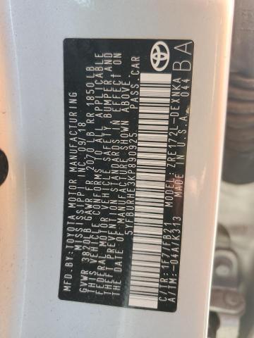 2019 TOYOTA COROLLA L - 5YFBURHE3KP890925