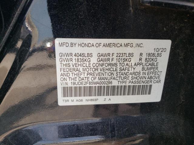 2021 ACURA ILX PREMIU 19UDE2F85MA000296