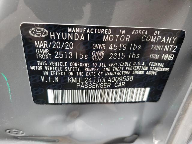 2020 HYUNDAI SONATA HYB - KMHL24JJ0LA009538