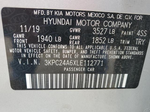 2020 HYUNDAI ACCENT SE 3KPC24A6XLE112771