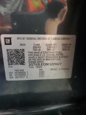 2019 GMC SIERRA LIM 2GTV2LEC0K1225627