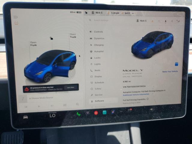 2025 TESLA MODEL Y 7SAYGDEE5SF219134