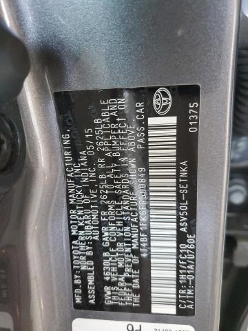 2015 TOYOTA CAMRY LE - 4T4BF1FK6FR500849