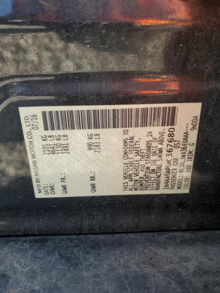 Lot #3207210386 2017 NISSAN MAXIMA 3.5