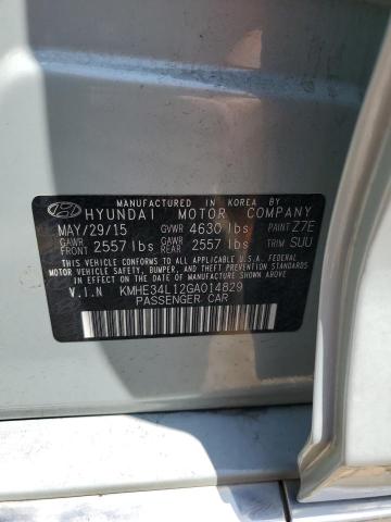 2016 HYUNDAI SONATA HYB KMHE34L12GA014829