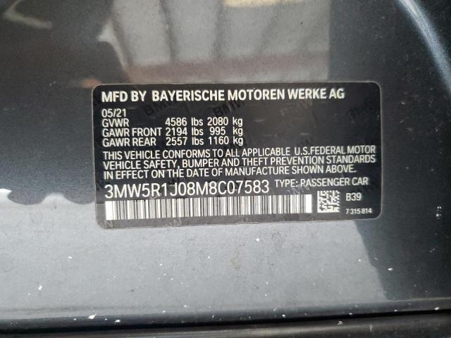 2021 BMW 330I - 3MW5R1J08M8C07583
