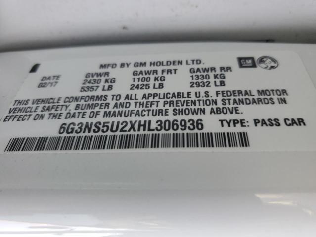 2017 CHEVROLET CAPRICE PO 6G3NS5U2XHL306936