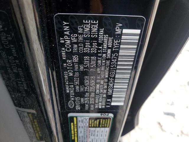 2016 HYUNDAI SANTA FE S - KM8SMDHF4GU153475