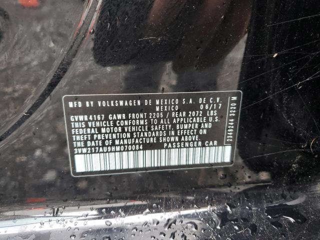 2017 VOLKSWAGEN GOLF S 3VW217AU9HM070084