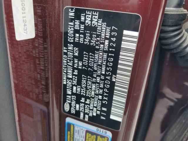 2016 KIA SORENTO LX - 5XYPGDA55GG112437
