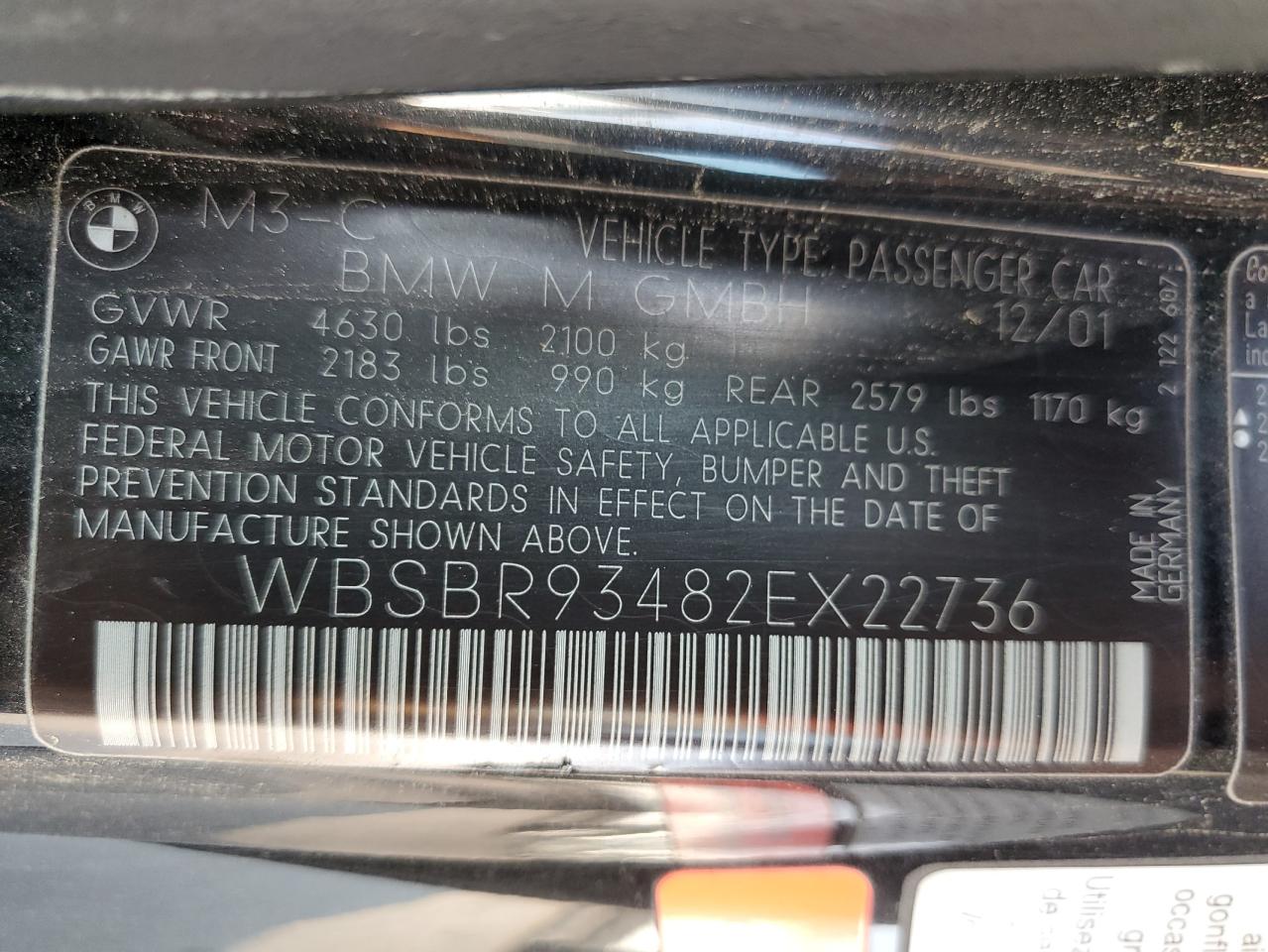 BMW M3 2002