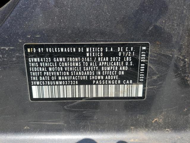 2021 VOLKSWAGEN JETTA S 3VWC57BU5MM037326