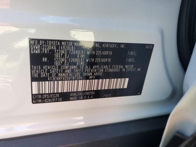 2025 TOYOTA RAV4 XSE 4T3E6RFV2SU187204