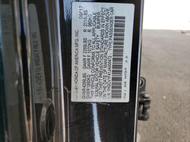 2018 HONDA ACCORD EX - 1HGCV1F41JA000472