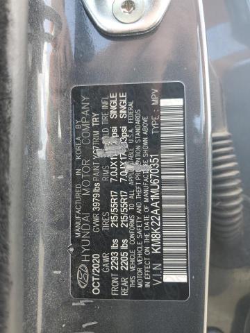 2021 HYUNDAI KONA SEL KM8K22AA1MU670351