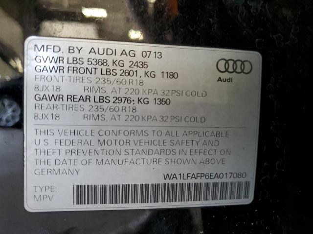 2014 AUDI Q5 PREMIUM - WA1LFAFP6EA017080