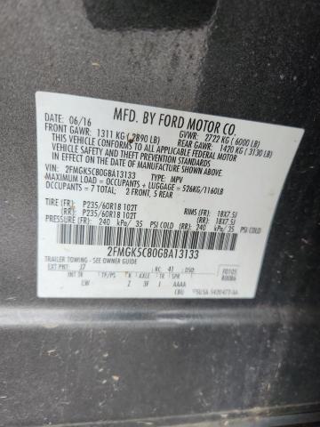 2016 FORD FLEX SEL - 2FMGK5C80GBA13133