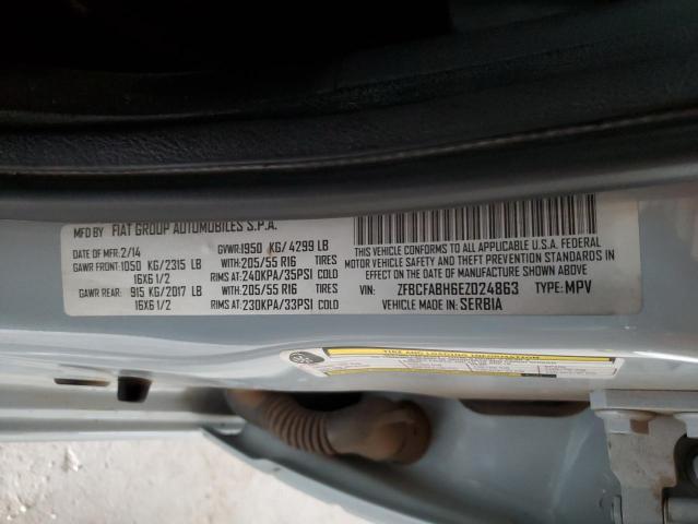 2014 FIAT 500L EASY - ZFBCFABH6EZ024863