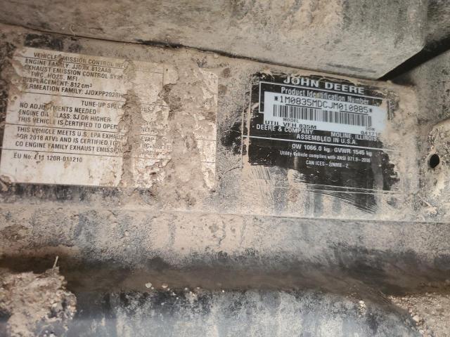 2018 JD XUV 835M - 1M0835MDCJM010885