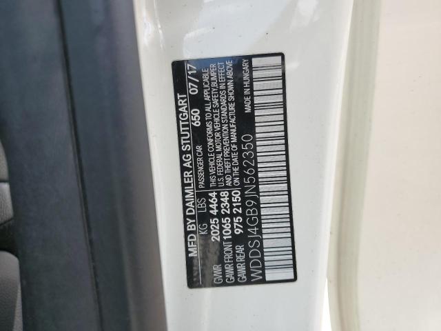 2018 MERCEDES-BENZ CLA 250 4M WDDSJ4GB9JN562350
