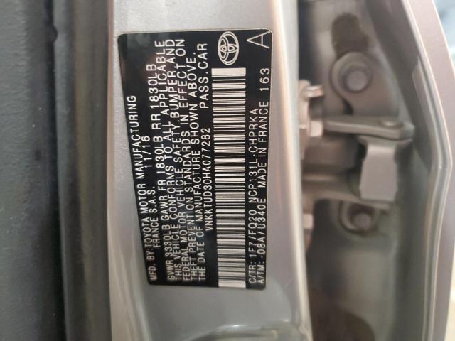 2017 TOYOTA YARIS L VNKKTUD30HA077282
