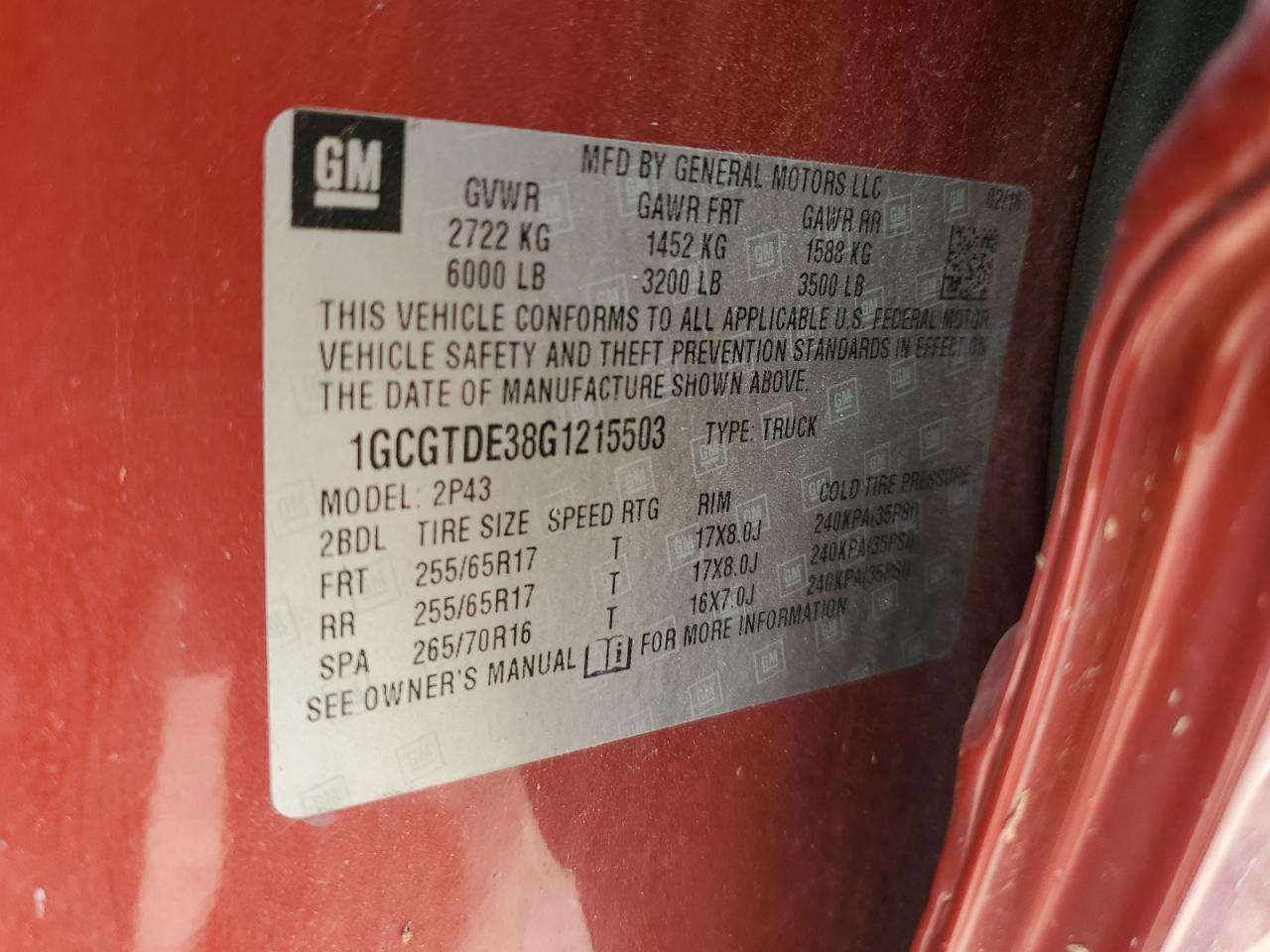 CHEVROLET COLORADO Z71