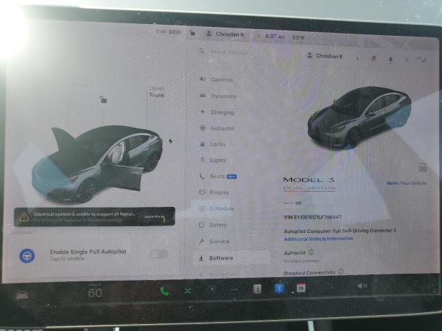 2020 TESLA MODEL 3 5YJ3E1EC1LF796447