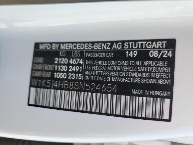2025 MERCEDES-BENZ CLA 250 4M W1K5J4HB8SN524654