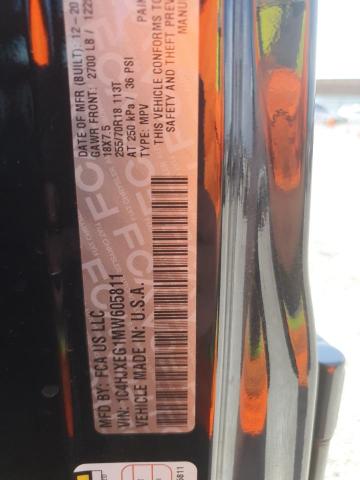 2021 JEEP WRANGLER U 1C4HJXEG1MW605811