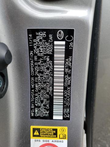 2015 LEXUS ES 350 JTHBK1GG2F2172649