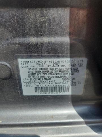 2019 NISSAN VERSA S - 3N1CN7AP2KL800407