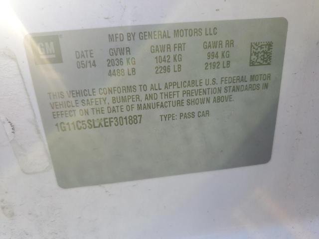 2014 CHEVROLET MALIBU 1LT - 1G11C5SLXEF301887