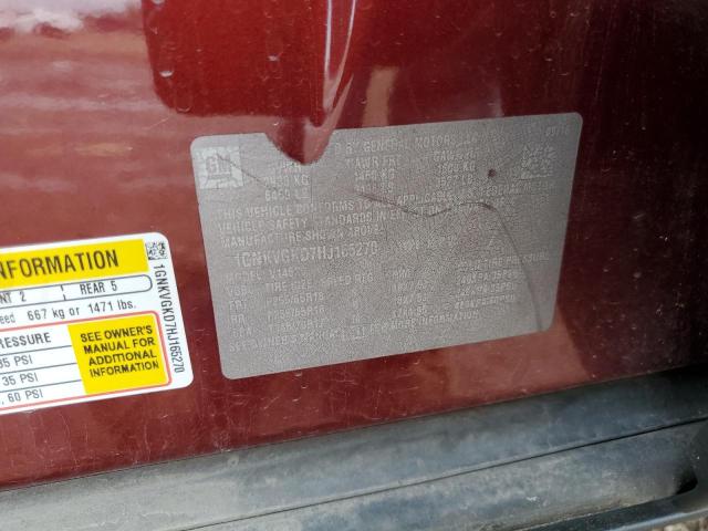 2017 CHEVROLET TRAVERSE L - 1GNKVGKD7HJ165270