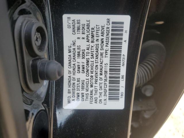 2018 HONDA CIVIC LX - 2HGFC2F56JH581115