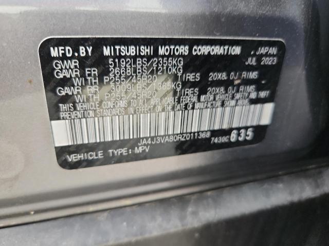 2024 MITSUBISHI OUTLANDER JA4J3VA80RZ011368