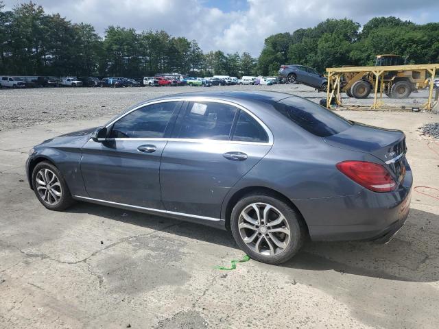 MERCEDES-BENZ C 300 4MAT 2016 gray sedan 4d gas 55SWF4KB9GU162993 photo #3