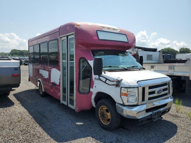 FORD ECONOLINE 2017 white cutaway gas 1FDEE3FS2HDC29376 photo #1