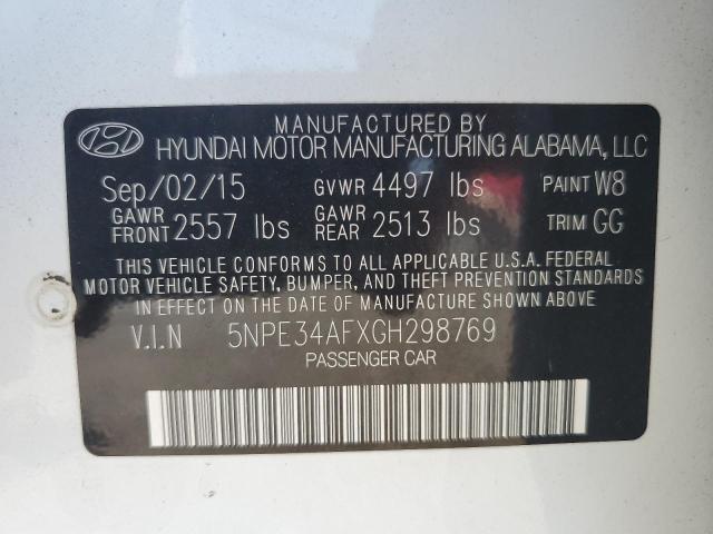 2016 HYUNDAI SONATA SPO - 5NPE34AFXGH298769