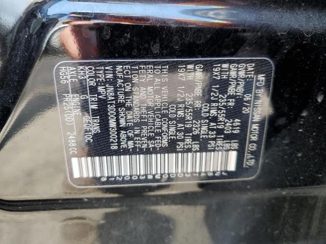 2021 NISSAN ROGUE PLAT JN8AT3DD0MW300218