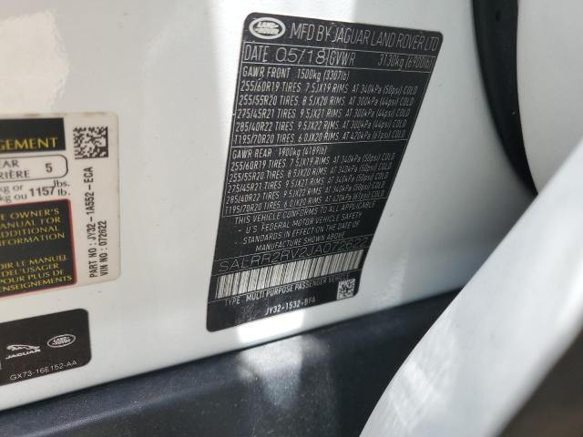2018 LAND ROVER DISCOVERY SALRR2RV2JA072622