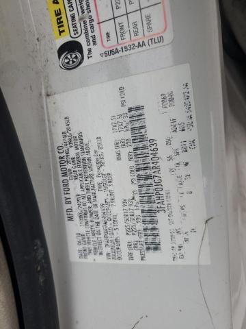 2010 FORD FUSION SEL - 3FAHP0JG7AR404639