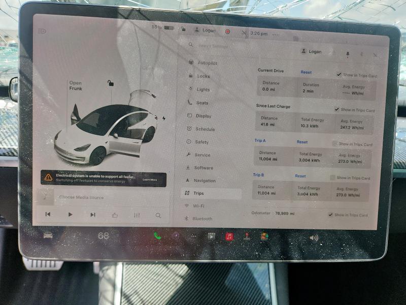 2019 TESLA MODEL 3 5YJ3E1EB2KF408339