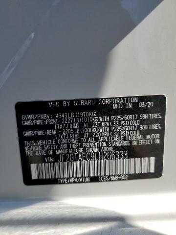 2020 SUBARU CROSSTREK JF2GTAEC9LH266333