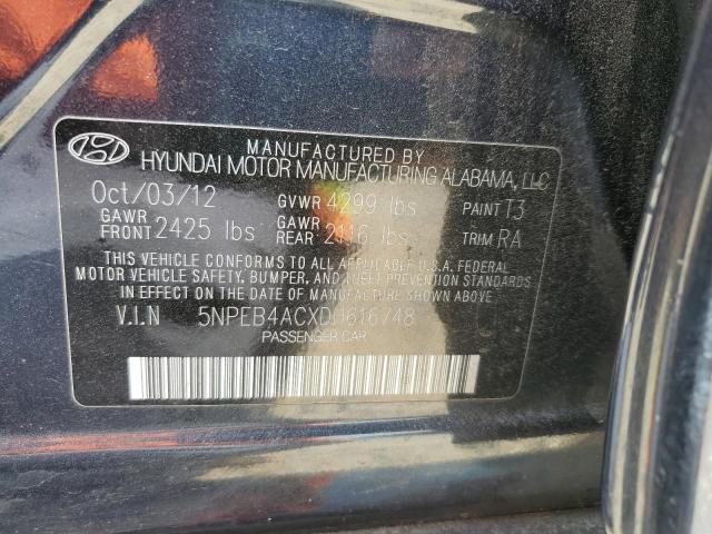 2013 HYUNDAI SONATA GLS - 5NPEB4ACXDH616748