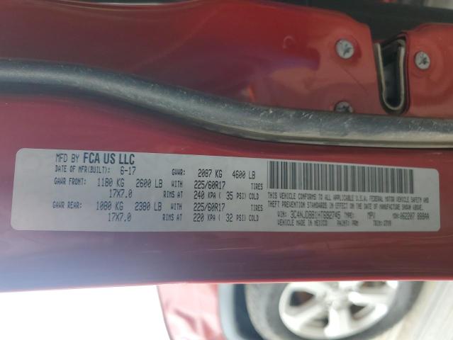 2017 JEEP COMPASS LA 3C4NJDBB1HT692745