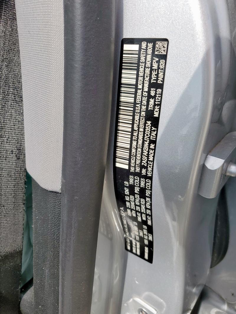 2018 ALFA ROMEO STELVIO TI ZASFAKBN4J7C03534