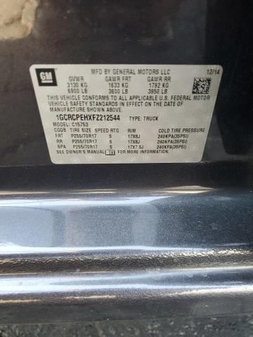 2015 CHEVROLET SILVERADO - 1GCRCPEHXFZ212544