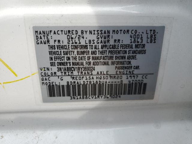 2024 NISSAN SENTRA SV 3N1AB8CV1RY369024
