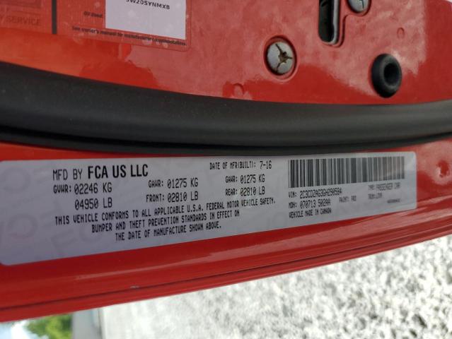 2016 DODGE CHALLENGER - 2C3CDZAG3GH290584